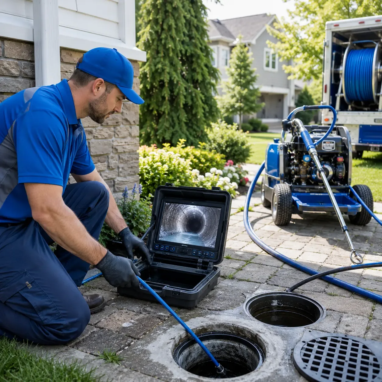 Outdoor drain cleaning professionals serving Ina, IL